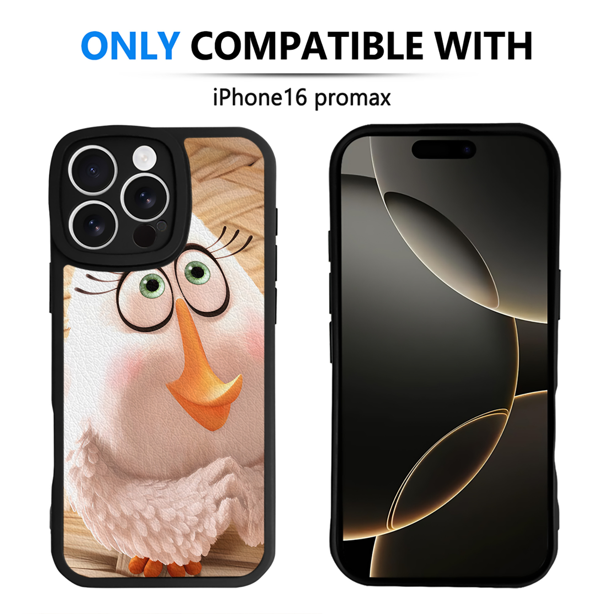 （画像用） Angry Birds アングリーバード 【iPhone 16シリーズ対応】シリコンスマホケース（レザー調） 材質：シリコン